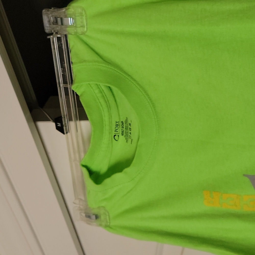 Neon Lime Green Port and Company CPTA Volunteer Shirt - Picture 3 of 8